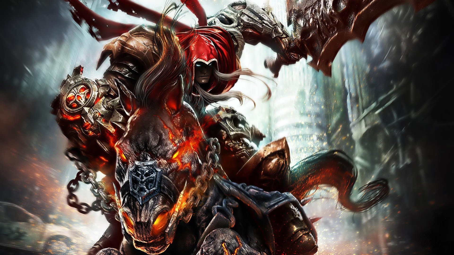 Free Darksiders Wallpaper 
 Data-src /w/full/8/0/9/126178 - Game Dark Darksiders Nintendo Switch - HD Wallpaper 