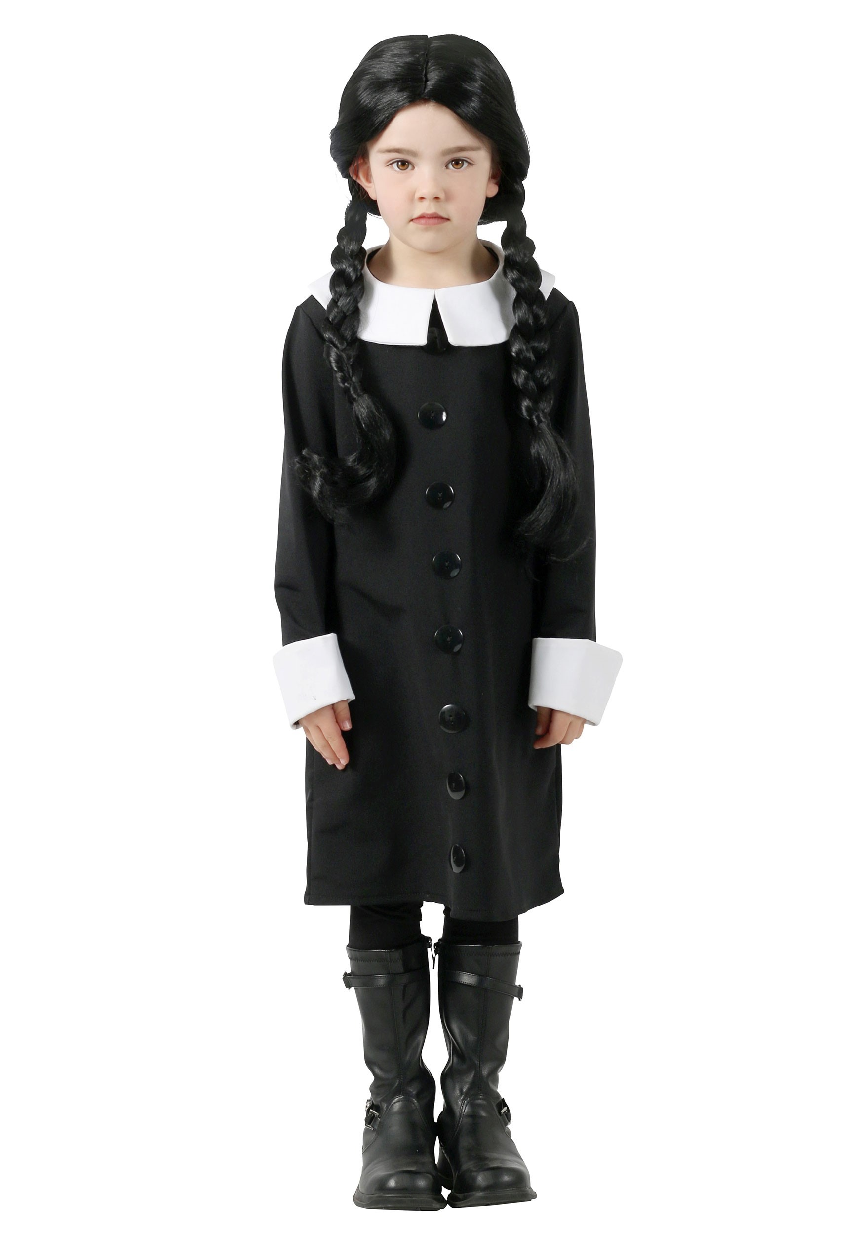 Wednesday Addams Costume Child - HD Wallpaper 