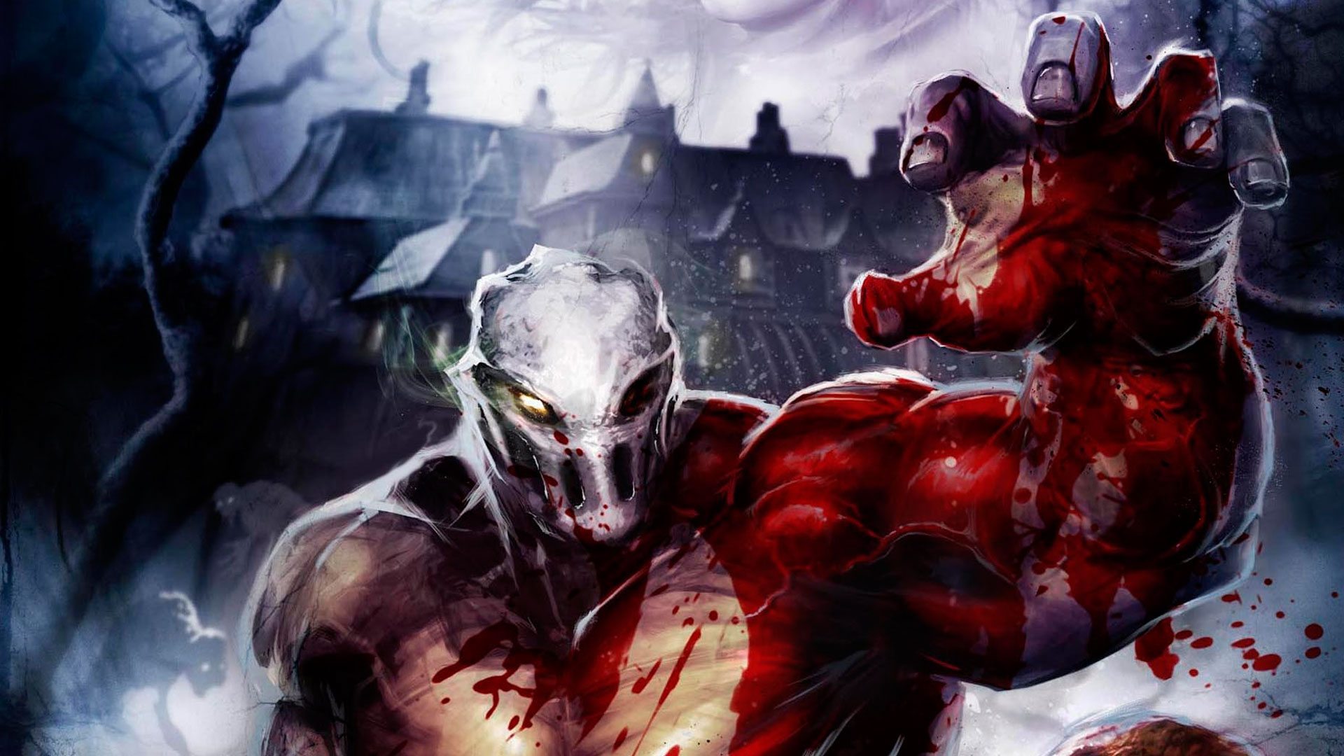 Poster Splatterhouse 2010 - HD Wallpaper 