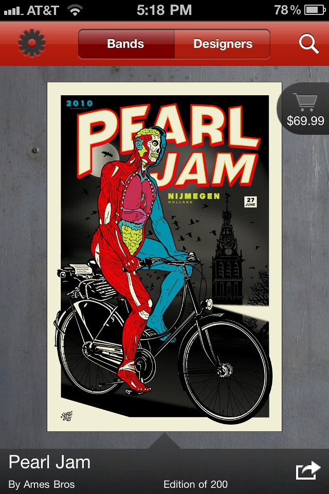 Pearl Jam Poster Nijmegen - HD Wallpaper 