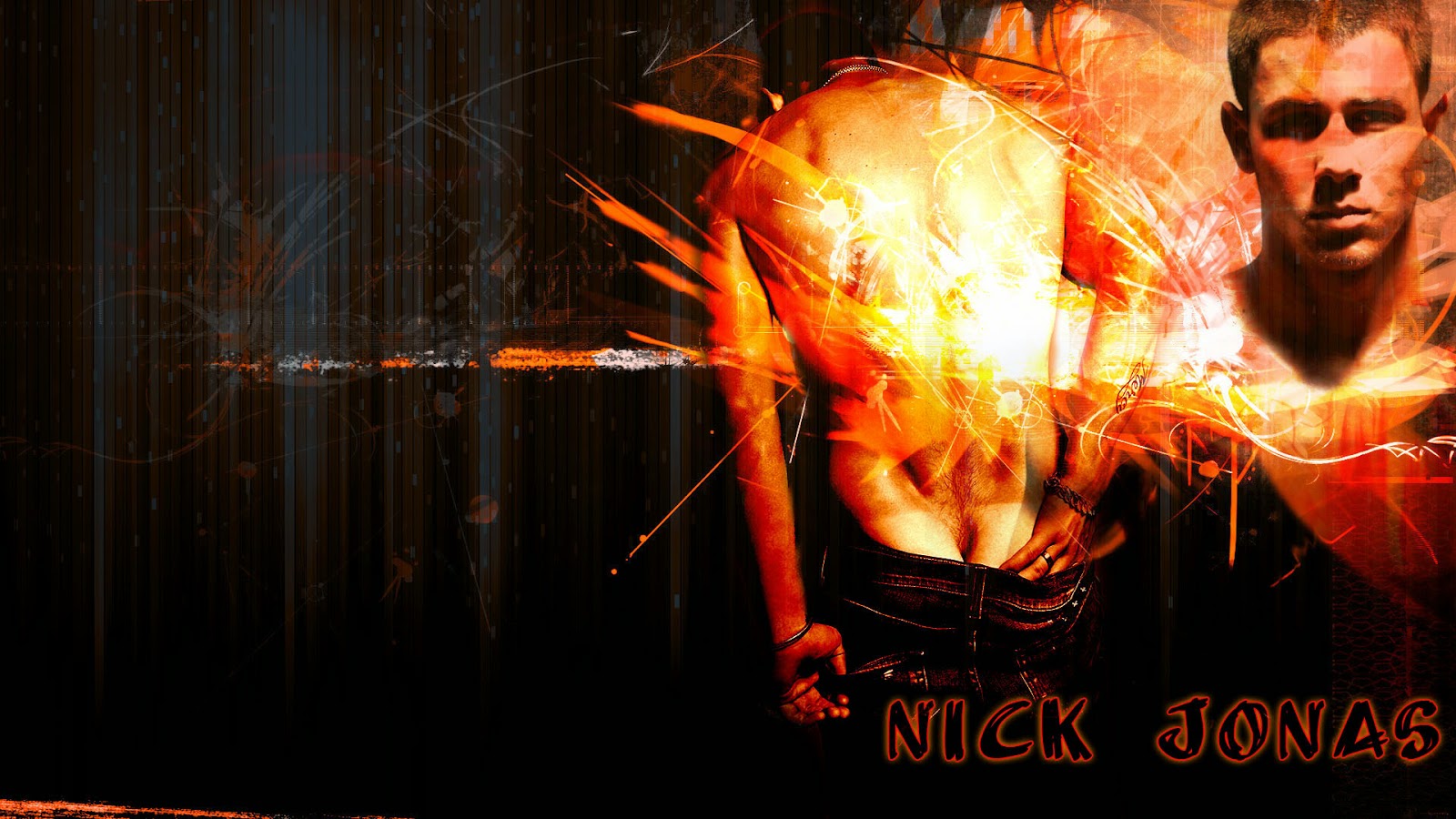 Orange Abstract - HD Wallpaper 