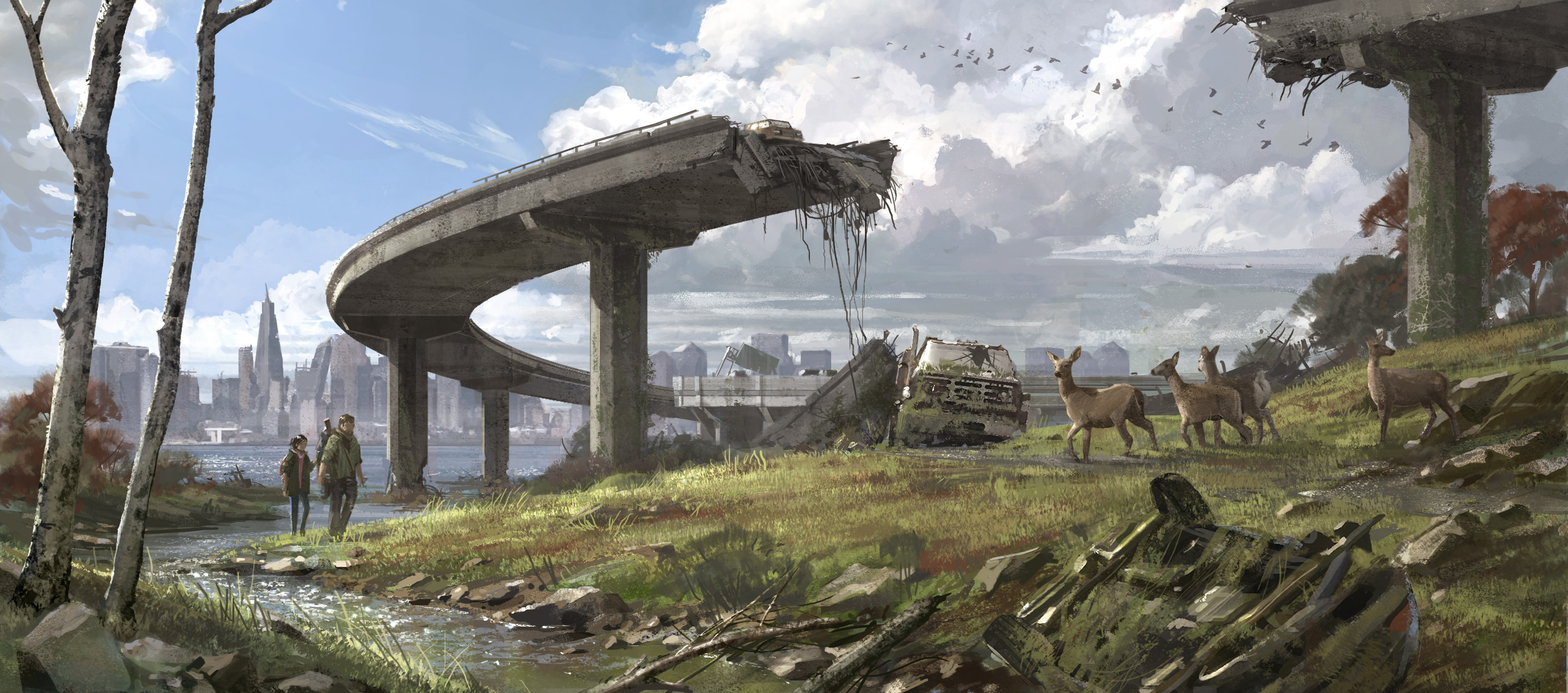 3000x1325, Computerspiele - Last Of Us 3 Concept Art - HD Wallpaper 
