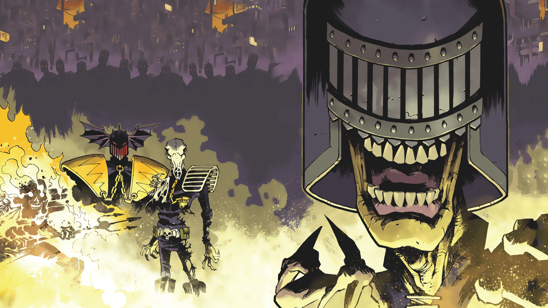 Judge Dredd Comic Death - HD Wallpaper 