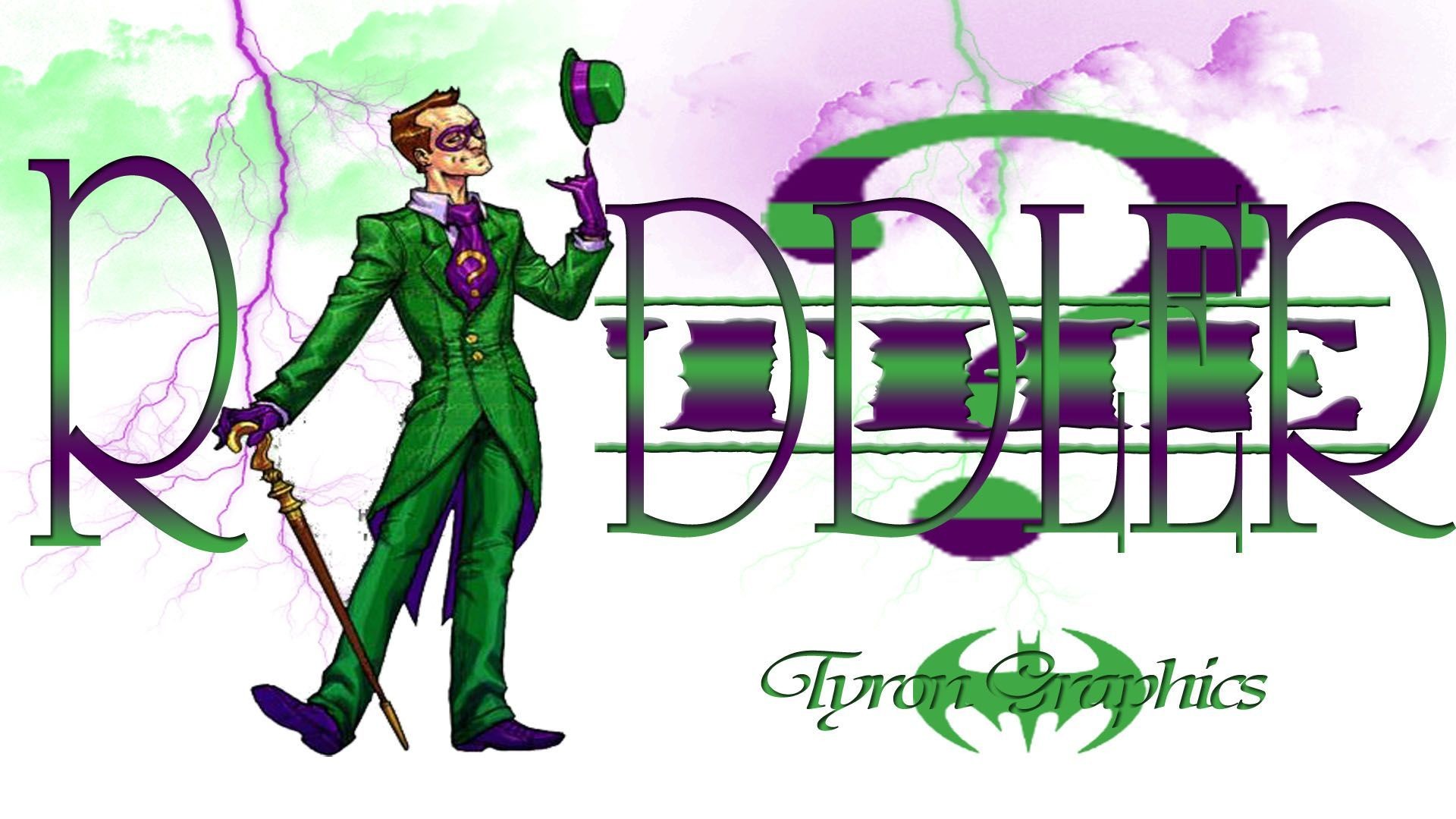 The Riddler Wallpaper Hd Wallpapersafari - Waĺlpaper Of Riddler - HD Wallpaper 