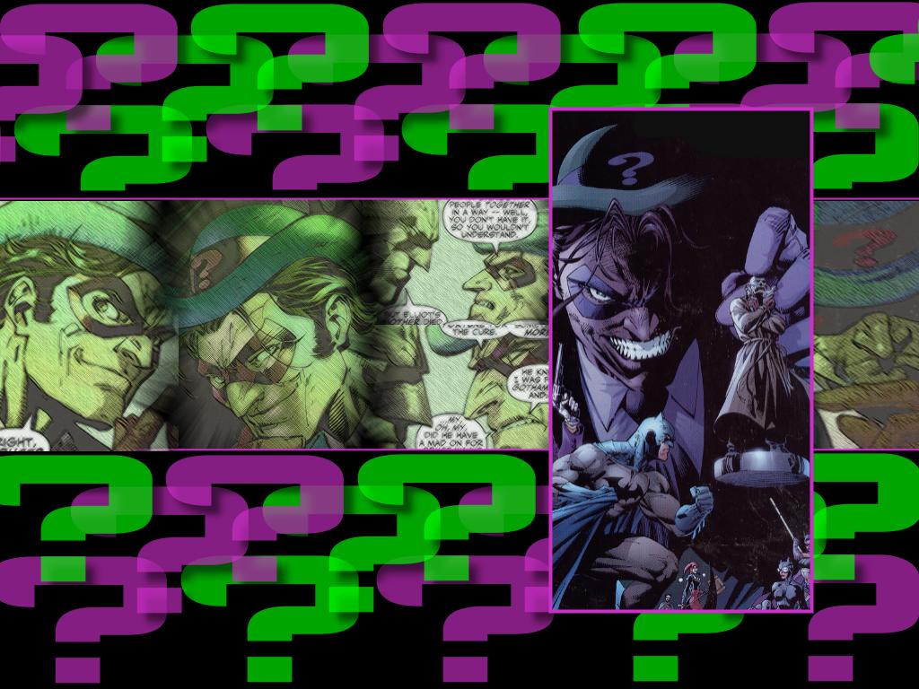 Comics Wallpaper - Riddler - Cartoon - HD Wallpaper 