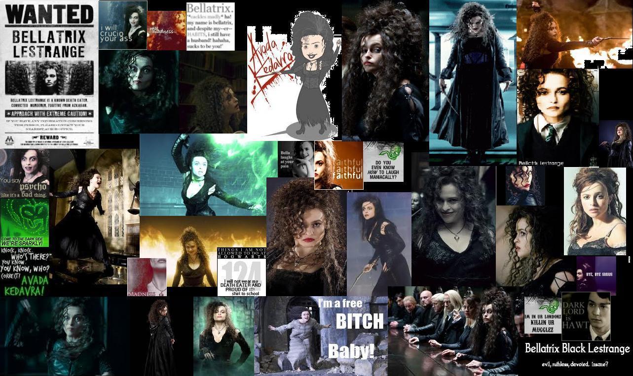 Bellatrix Lestrange Wallpaper - Collage - HD Wallpaper 