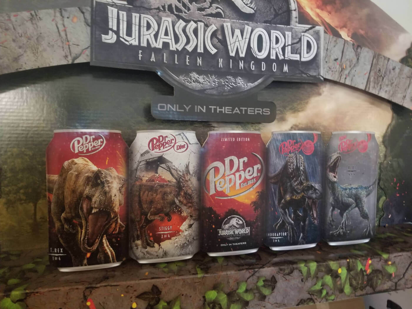 Jurassic World Fallen Kingdom Dr Pepper - HD Wallpaper 