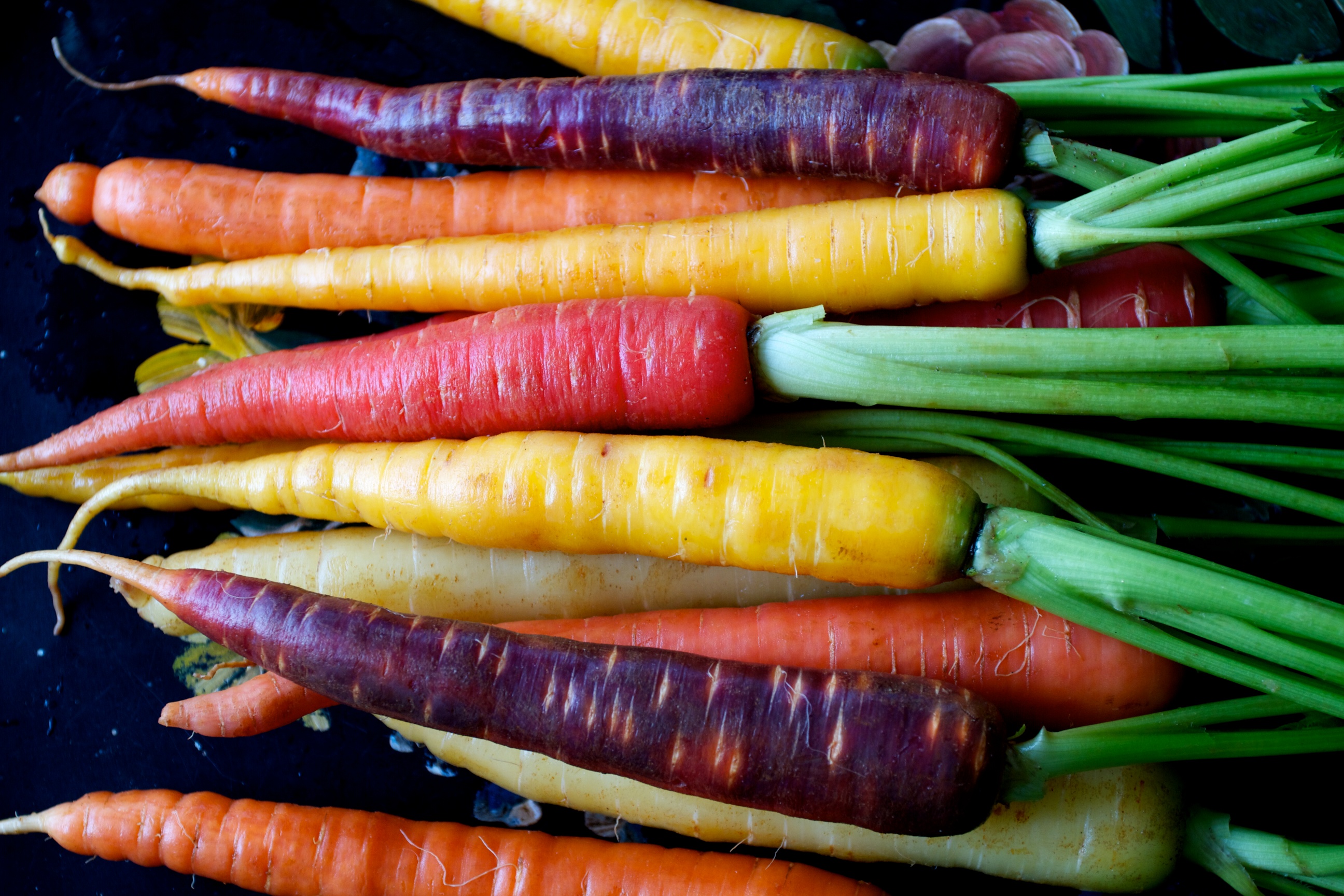 Multi Color Carrots - HD Wallpaper 