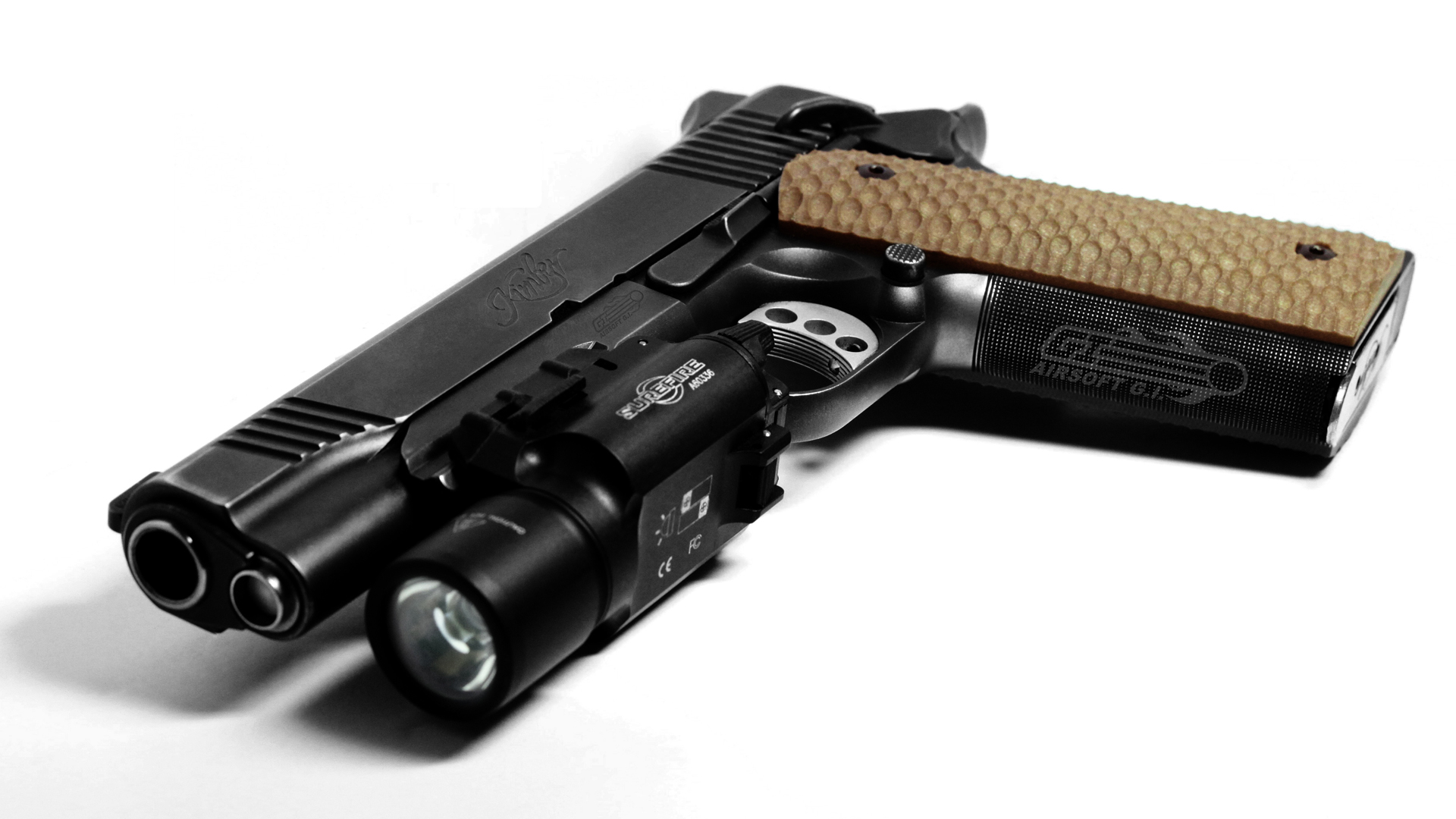 Airsoft Tactical 1911 - HD Wallpaper 