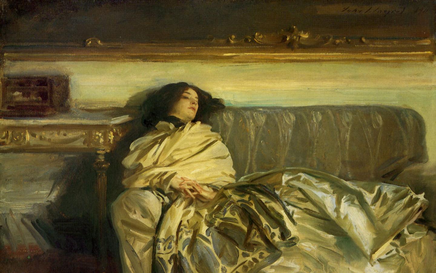 John Singer Sargent - Nonchaloir Repose 1911 By John Singer Sargent - HD Wallpaper 
