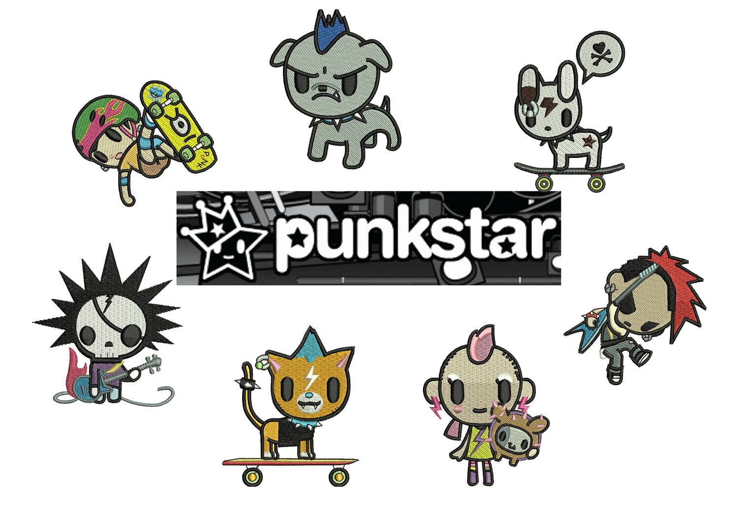 50% Off On Tokidoki Machine Embroidery Designs - Cartoon - HD Wallpaper 