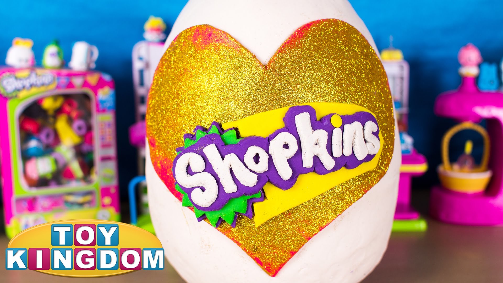 Shopkins Giant Play Doh Surprise Egg Shopkins Surprise - Toy - HD Wallpaper 