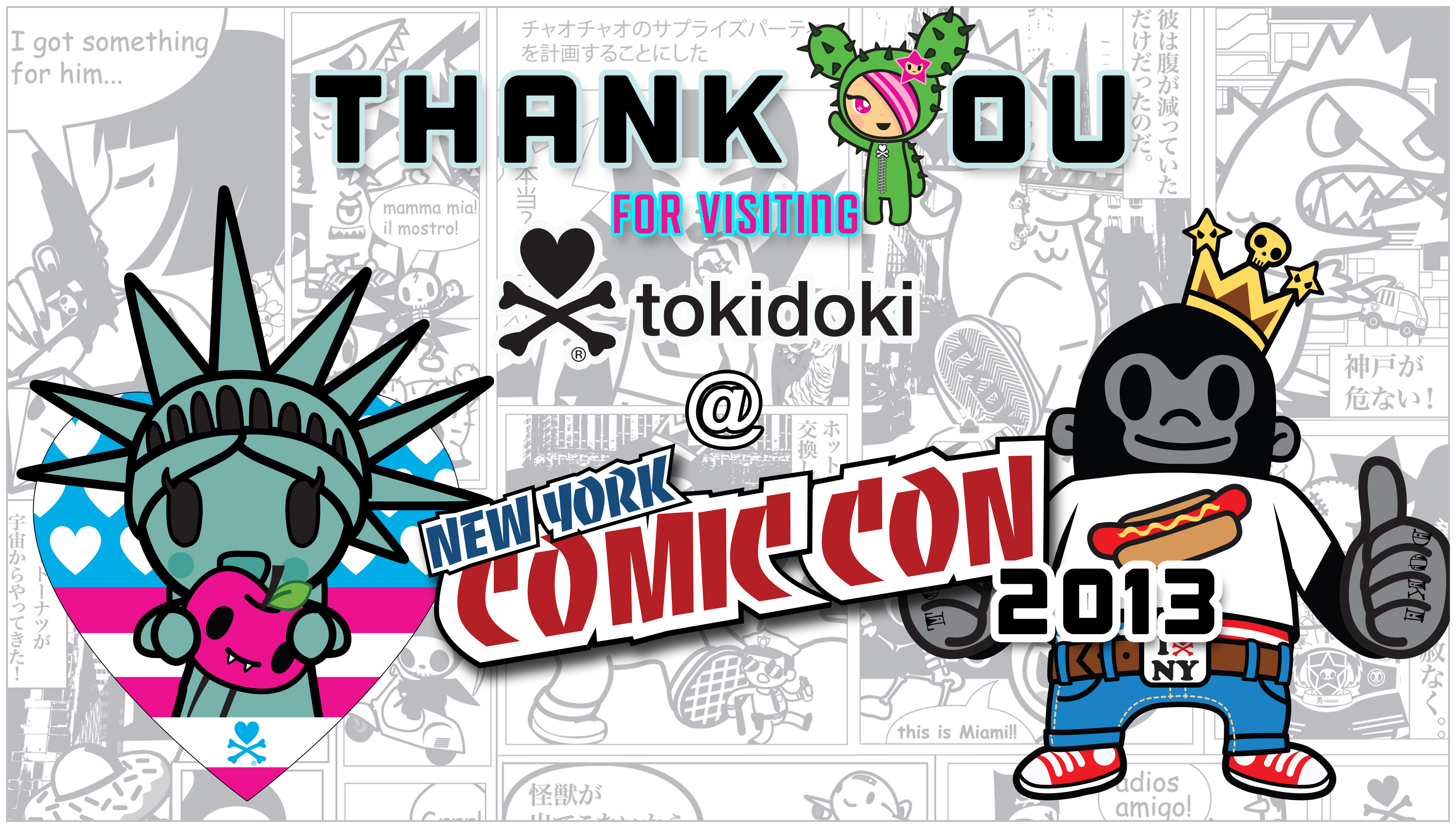 Tokidoki Nycc 2017 - HD Wallpaper 