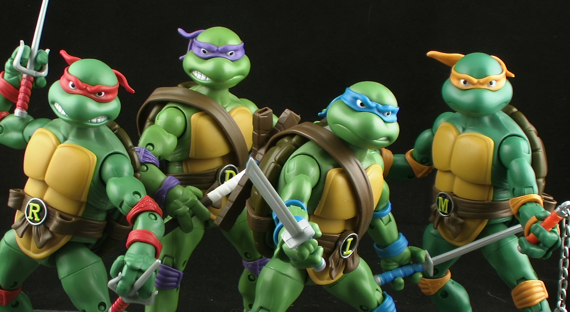 12 Facts About The Teenage Mutant Ninja Turtles You - Teenage Mutant Ninja Turtles Classic Figures - HD Wallpaper 