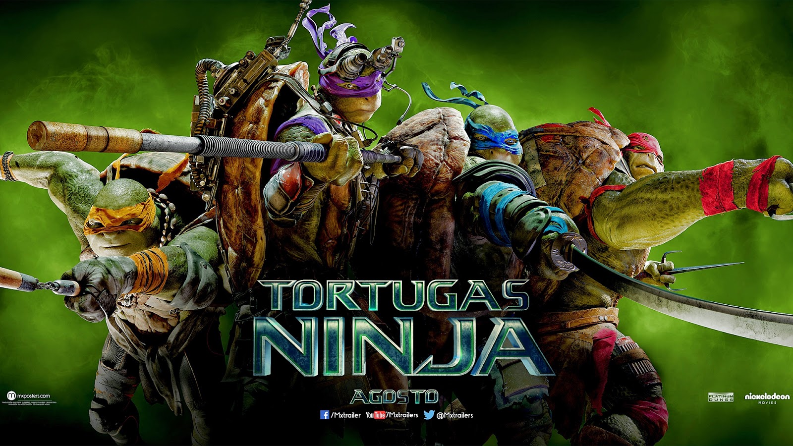 Fotos De Las Tortugas Ninjas - Tmnt Hd Wallpapers 1080p - HD Wallpaper 