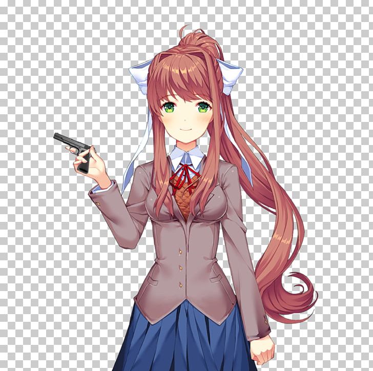 Doki Doki Literature Club Sprite Team Salvato Pixel - Doki Doki Literature Club Png - HD Wallpaper 