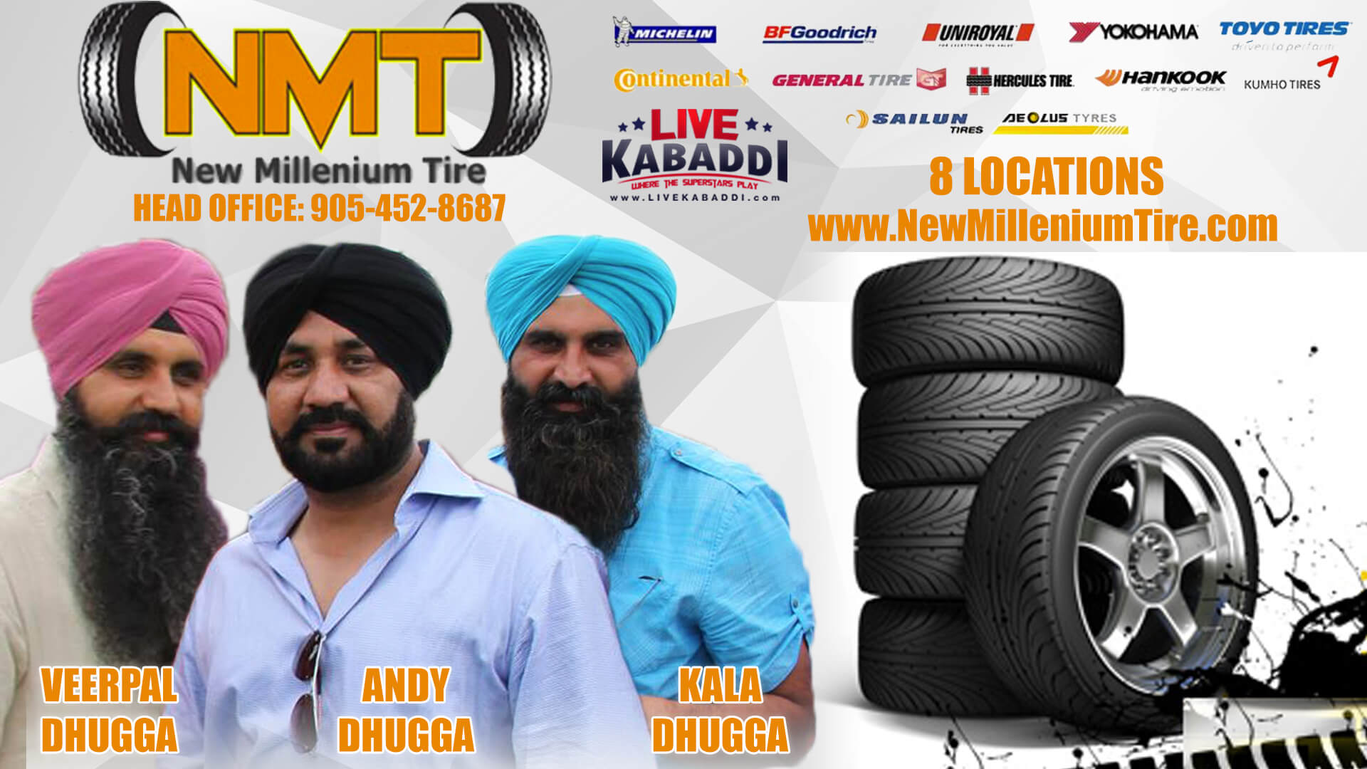 Nmt Andy Dhugga - Millennium Tyre Canada Owner - HD Wallpaper 