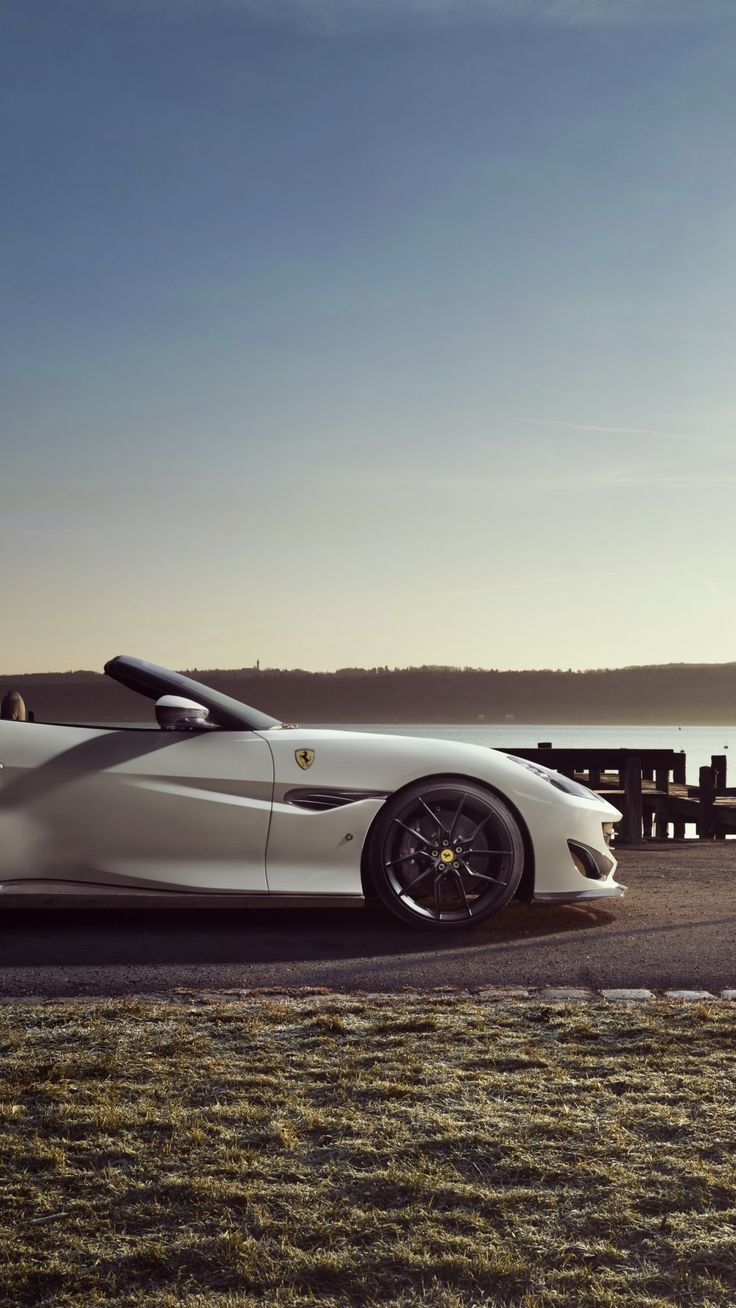 White, Wallpaper, Sports, Portofino, Offroad, Ferrari, - Ferrari Portofino - HD Wallpaper 