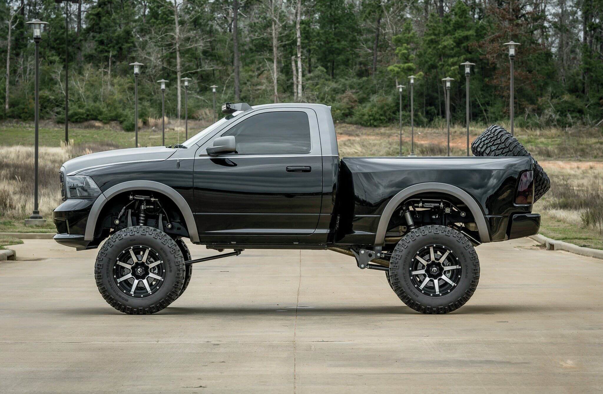 Dodge Ram Lifted Dodge Ram Diesel Truck Wallpaper Dkytio - Regular Cab Ram 1500 Lifted - HD Wallpaper 