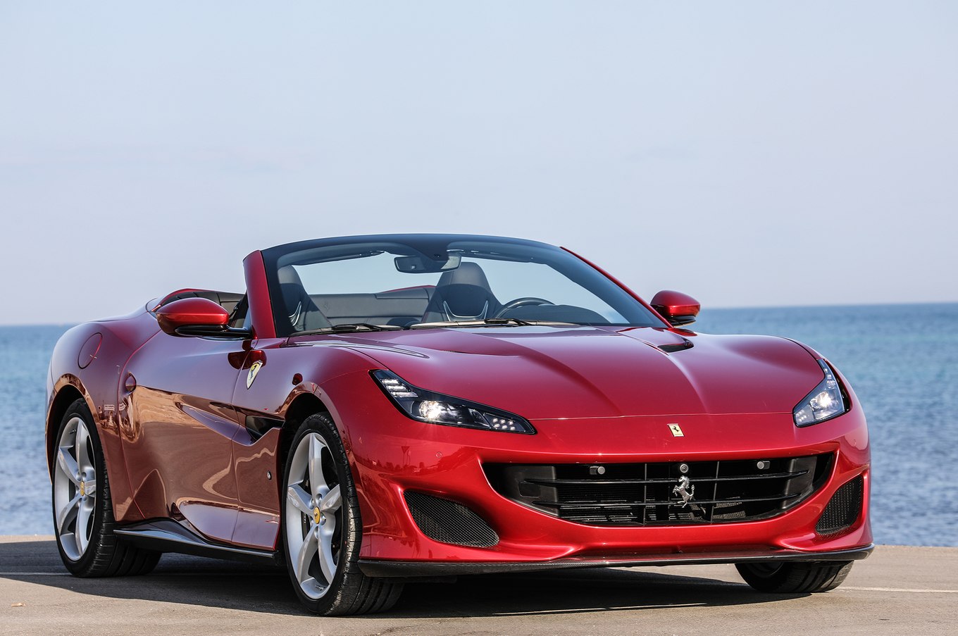 2018 Ferrari Portofino Front Three-quarter Wallpapers - Plus Belle Voiture 2018 - HD Wallpaper 
