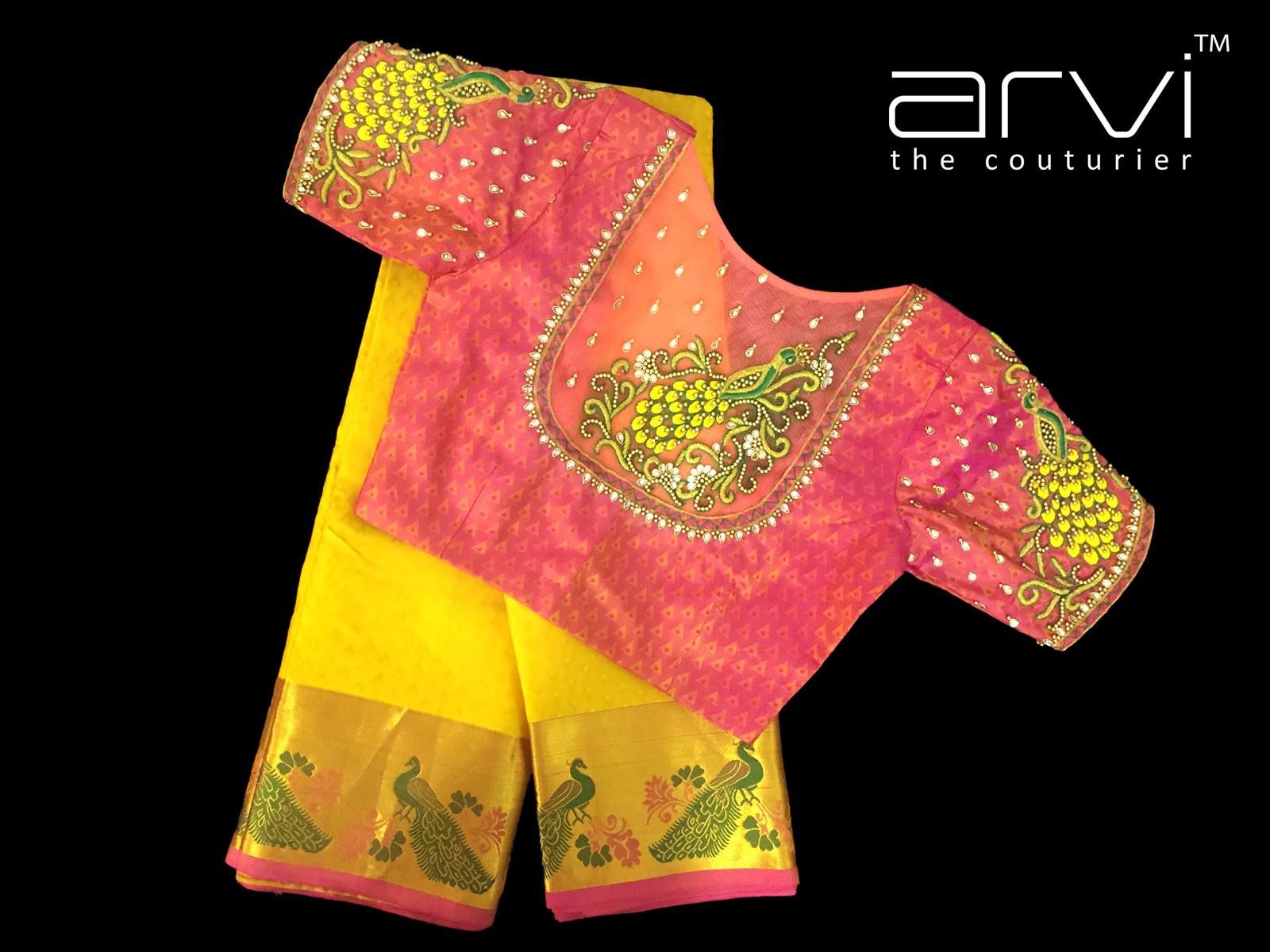 South Indian Blouse Neck Models - South Indian Wedding Blouse Neck Designs - HD Wallpaper 