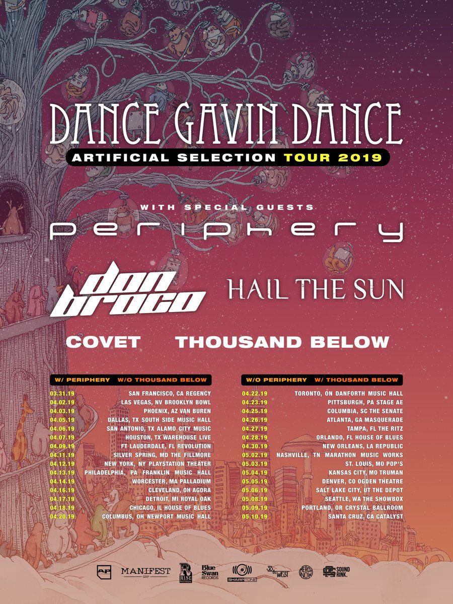 Dance Gavin Dance Tour 2019 - HD Wallpaper 
