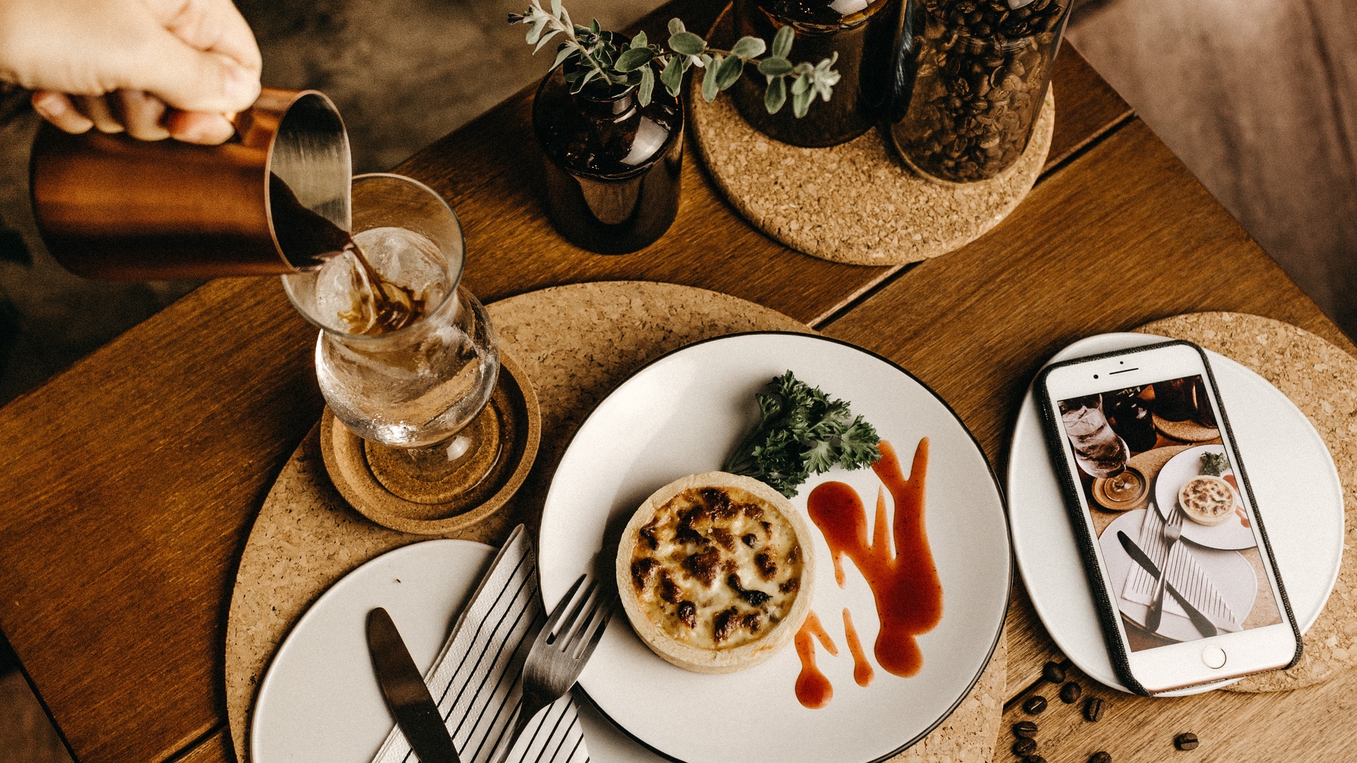 Wallpaper Breakfast, Dish, Drink, Table, Food - Background Table Food - HD Wallpaper 