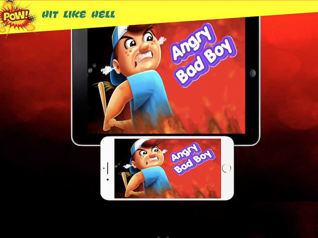 Angry Bad Boy -hit Like A Hell Free Hd - Animated Cartoon - HD Wallpaper 