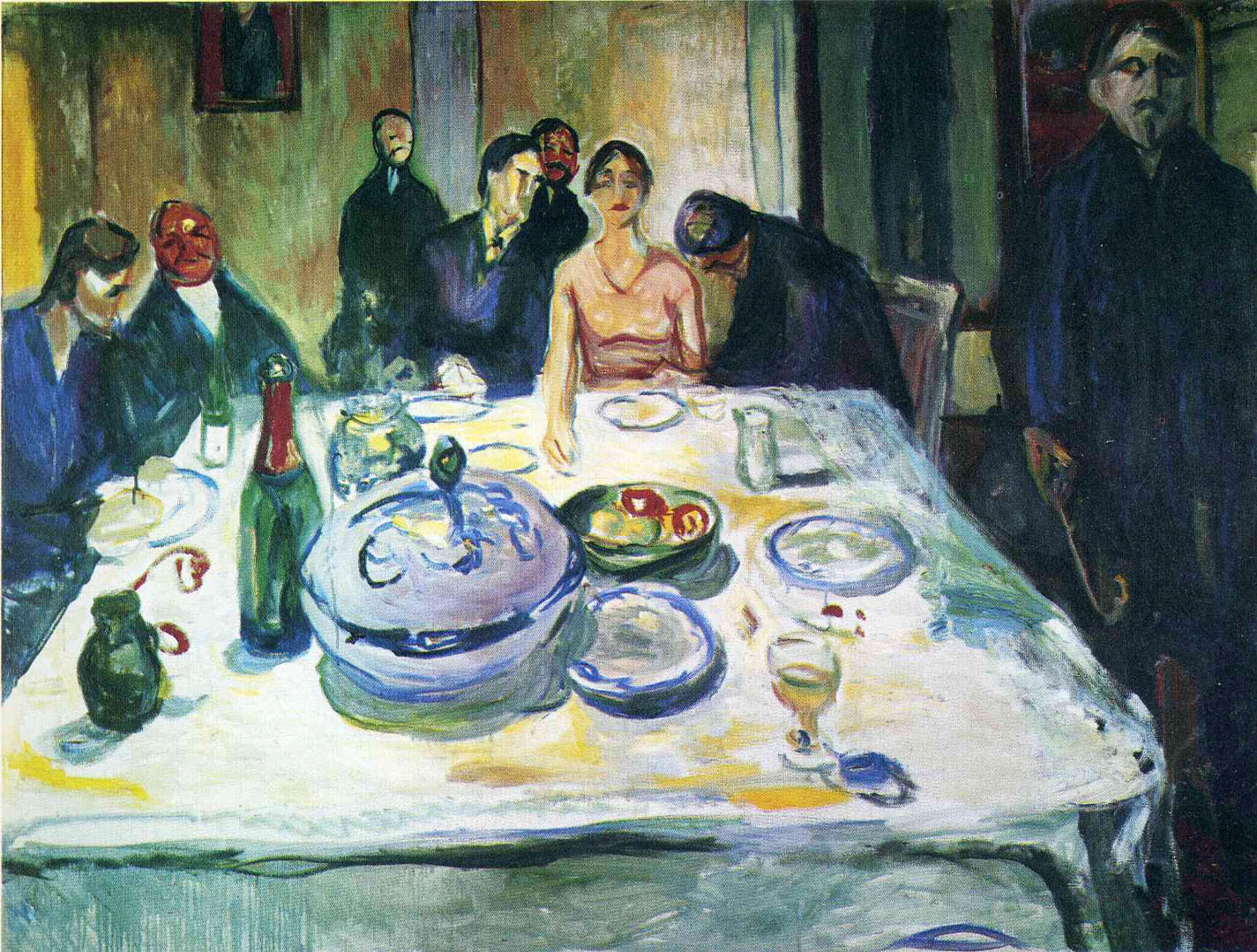 At The Dinner Table - Wedding Of The Bohemian, Munch Seated - HD Wallpaper 