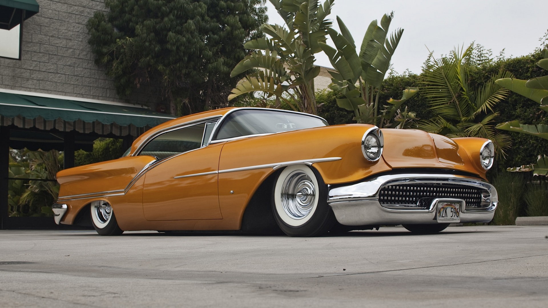 1957 Oldsmobile Custom - HD Wallpaper 