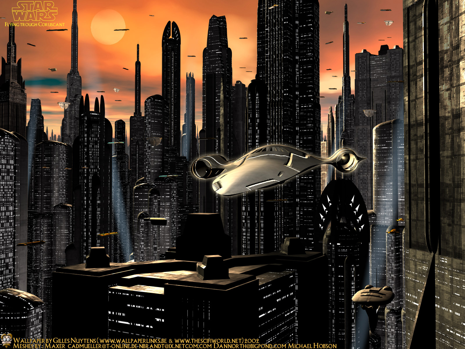 Coruscant T Star Wars - HD Wallpaper 