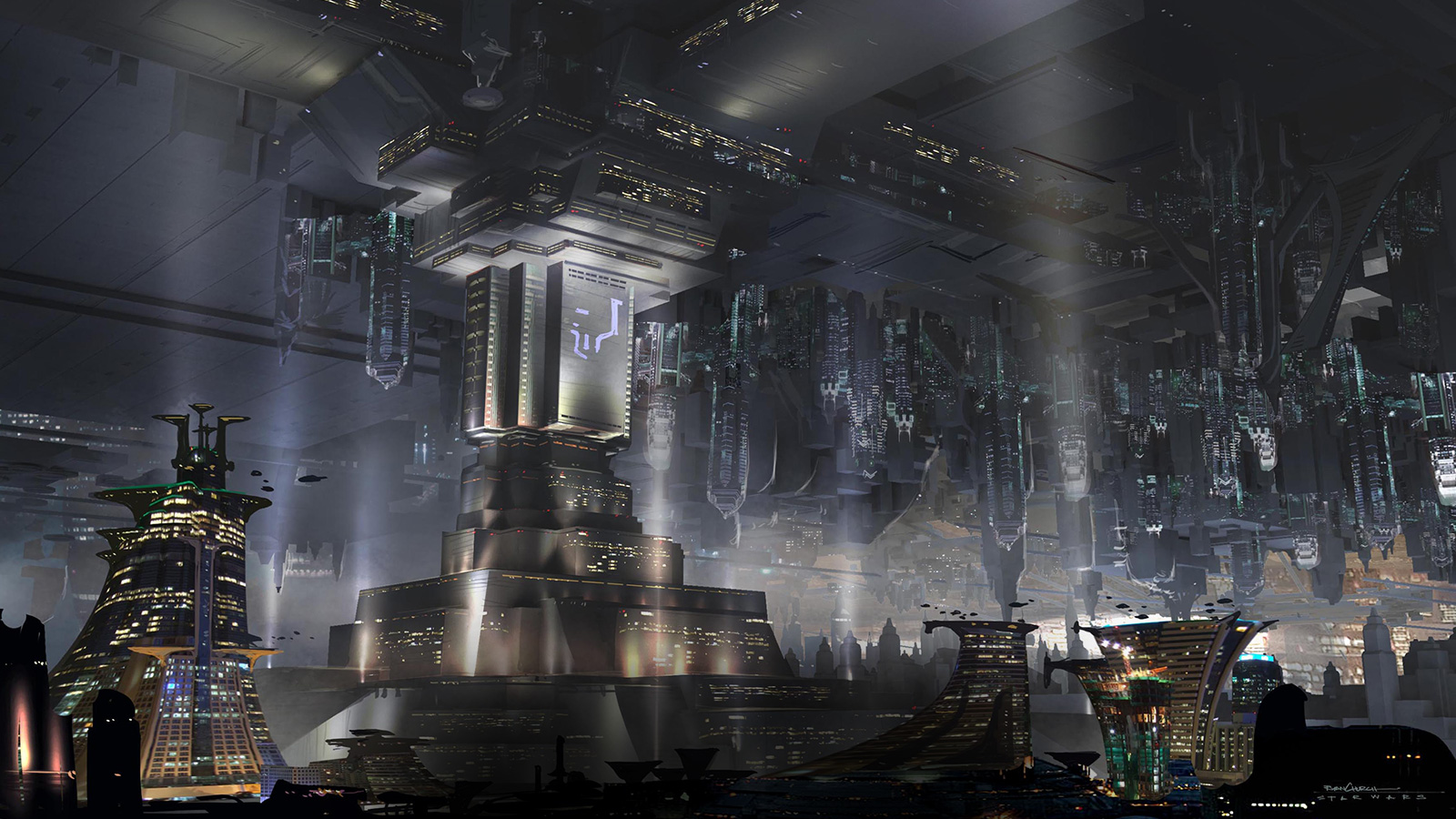 View Media - Star Wars Coruscant Level 1 - HD Wallpaper 