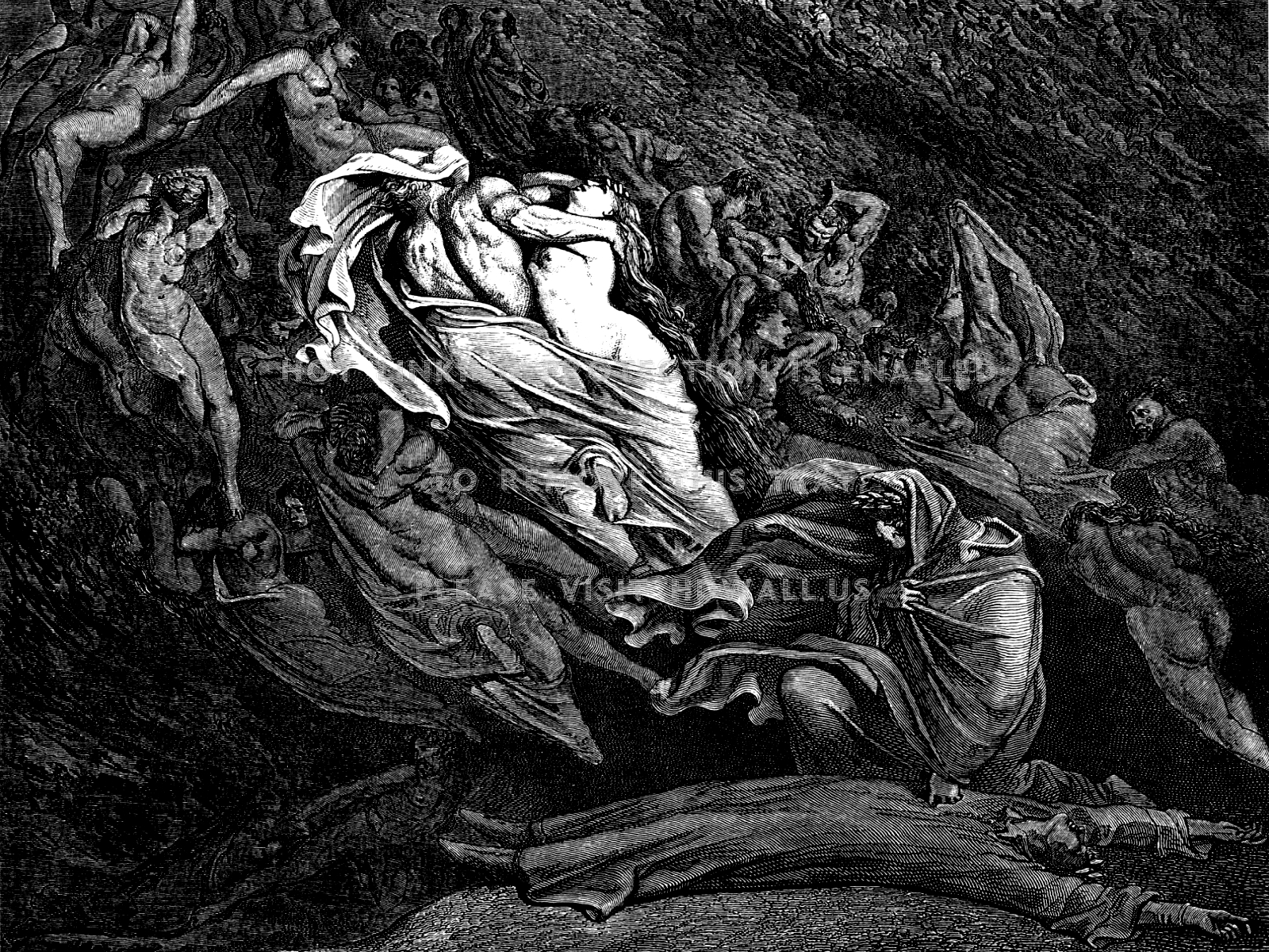 Gustave Dore Gustav - Paolo And Francesca Ii - HD Wallpaper 