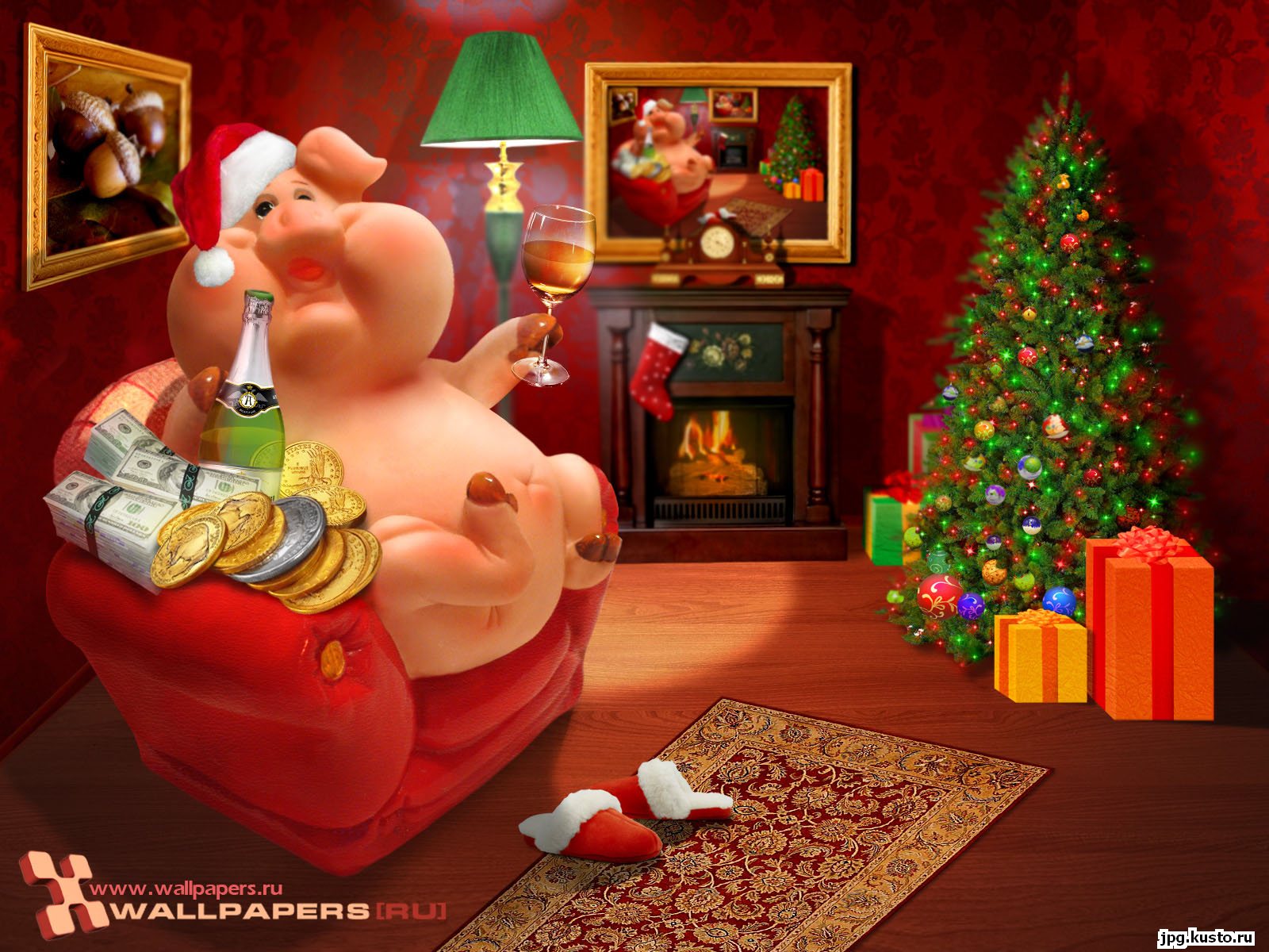 Новым 2019 Годом Пожелания - HD Wallpaper 