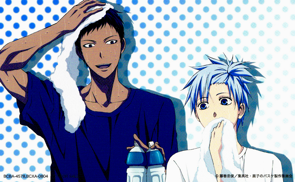 Aomine Daiki, Knb, And Kuroko Tetsuya Image - Kuroko No Basuke Aomine And Kuroko - HD Wallpaper 