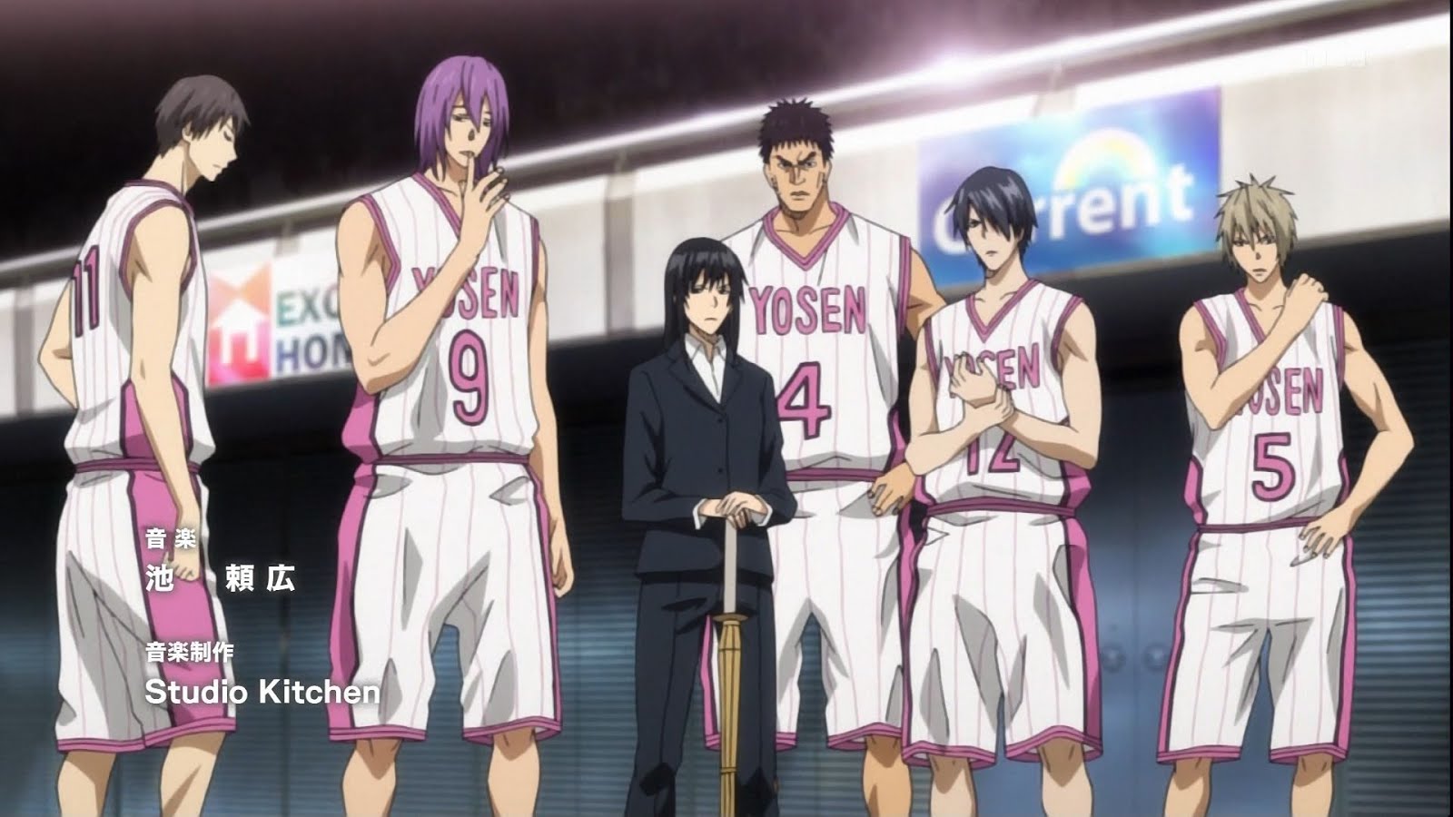 Players And The Coach Of Yōsen High School - Kuroko No Basket Yosen - HD Wallpaper 