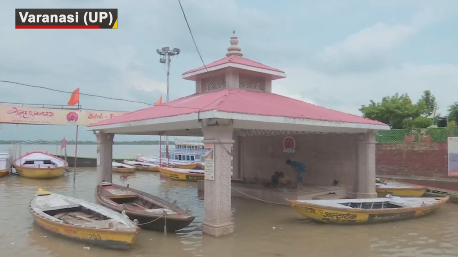 Today Flood In Varanasi - HD Wallpaper 
