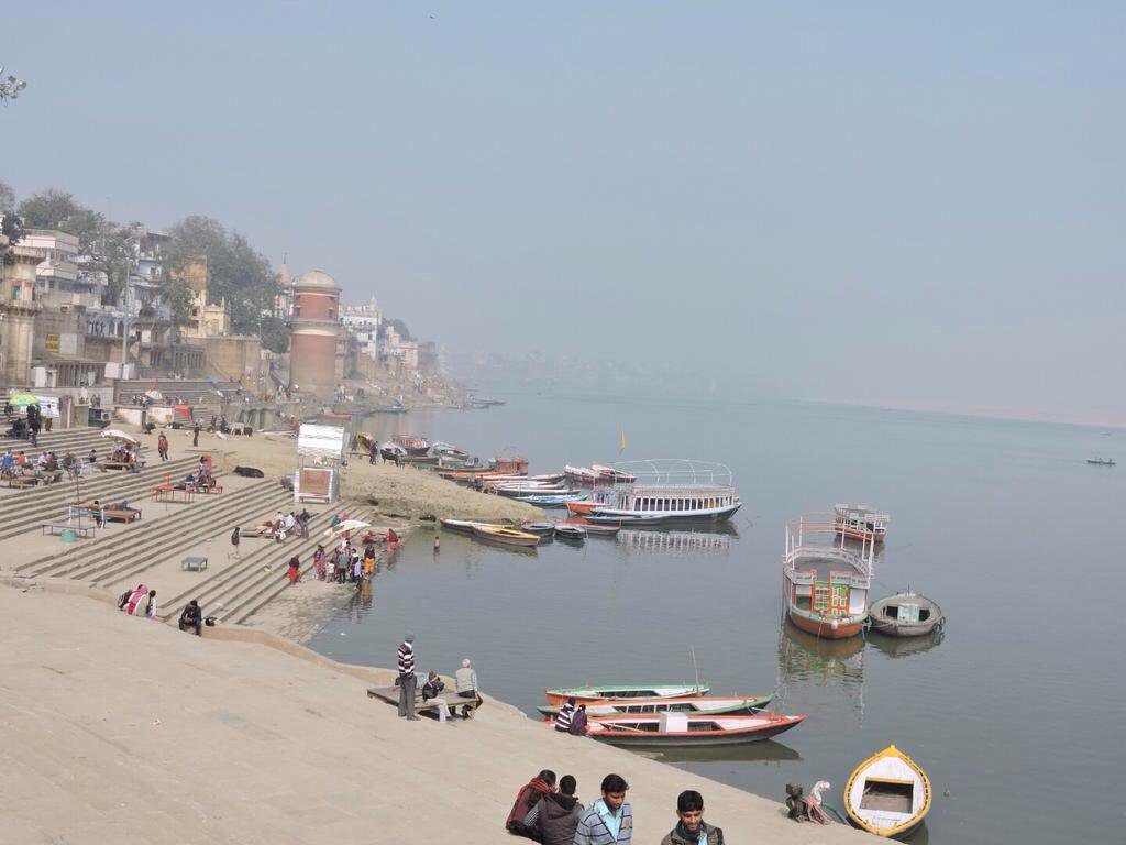 Assi Ghat Varanasi - HD Wallpaper 