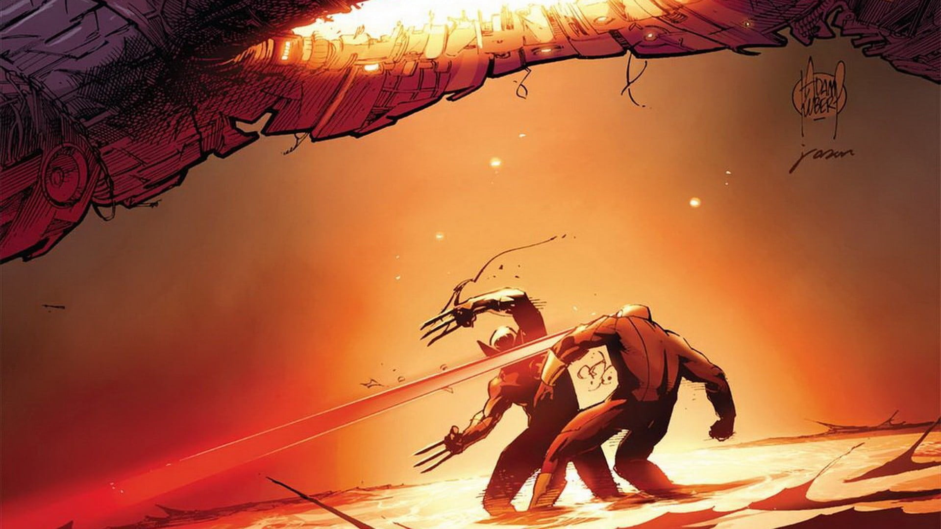 Marvel Comics Cyclops Wolverine - HD Wallpaper 
