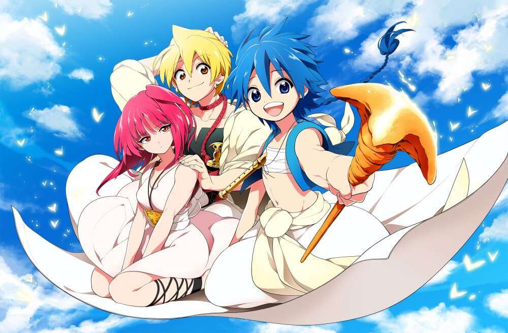 Magi Anime Wallpaper - Magi Aladdin Alibaba Morgiana - HD Wallpaper 