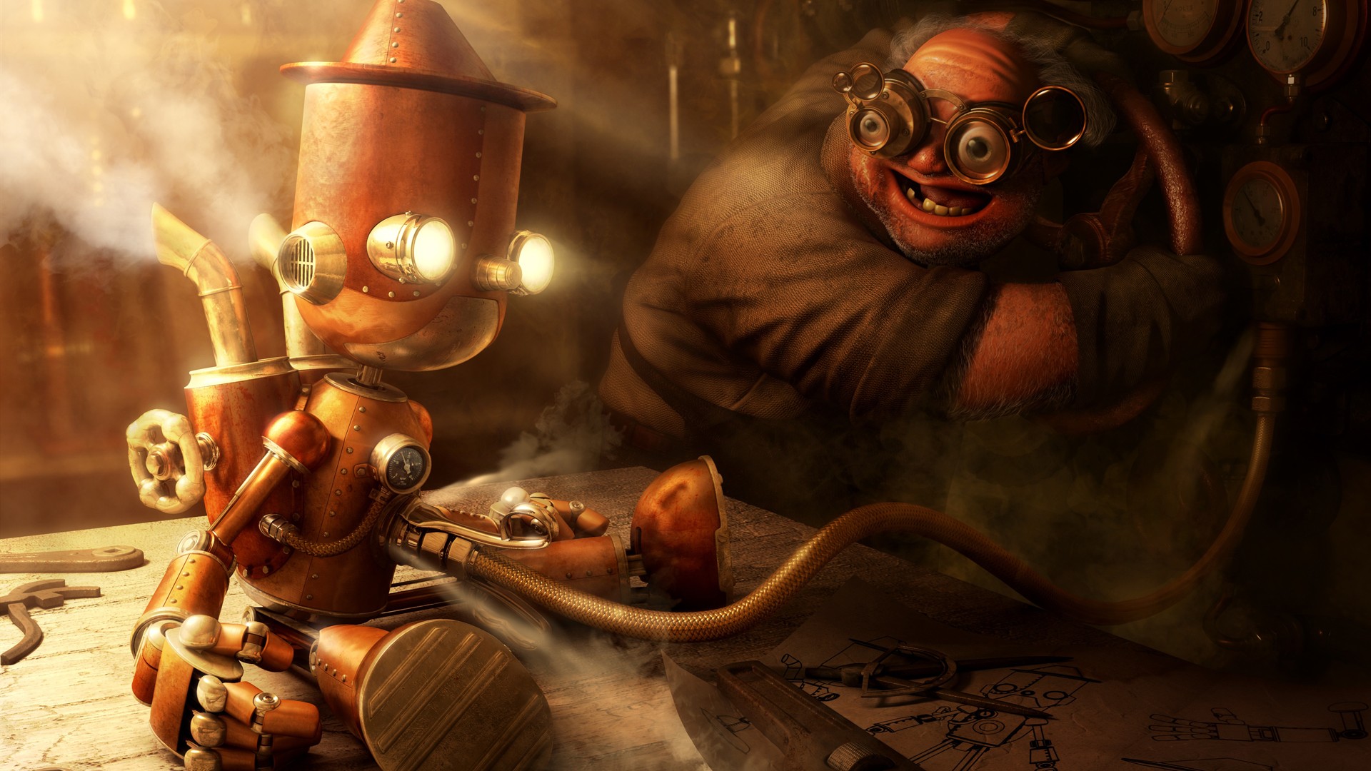 Fantasy Art Magnifying Glass - HD Wallpaper 