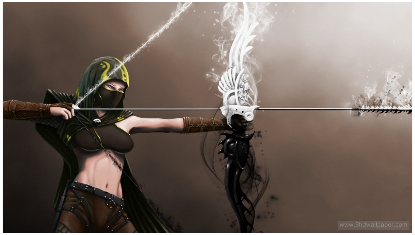 Archery, Natalie Portman And Girl Wallpaper - Guild Wars 2 Human Ranger - HD Wallpaper 