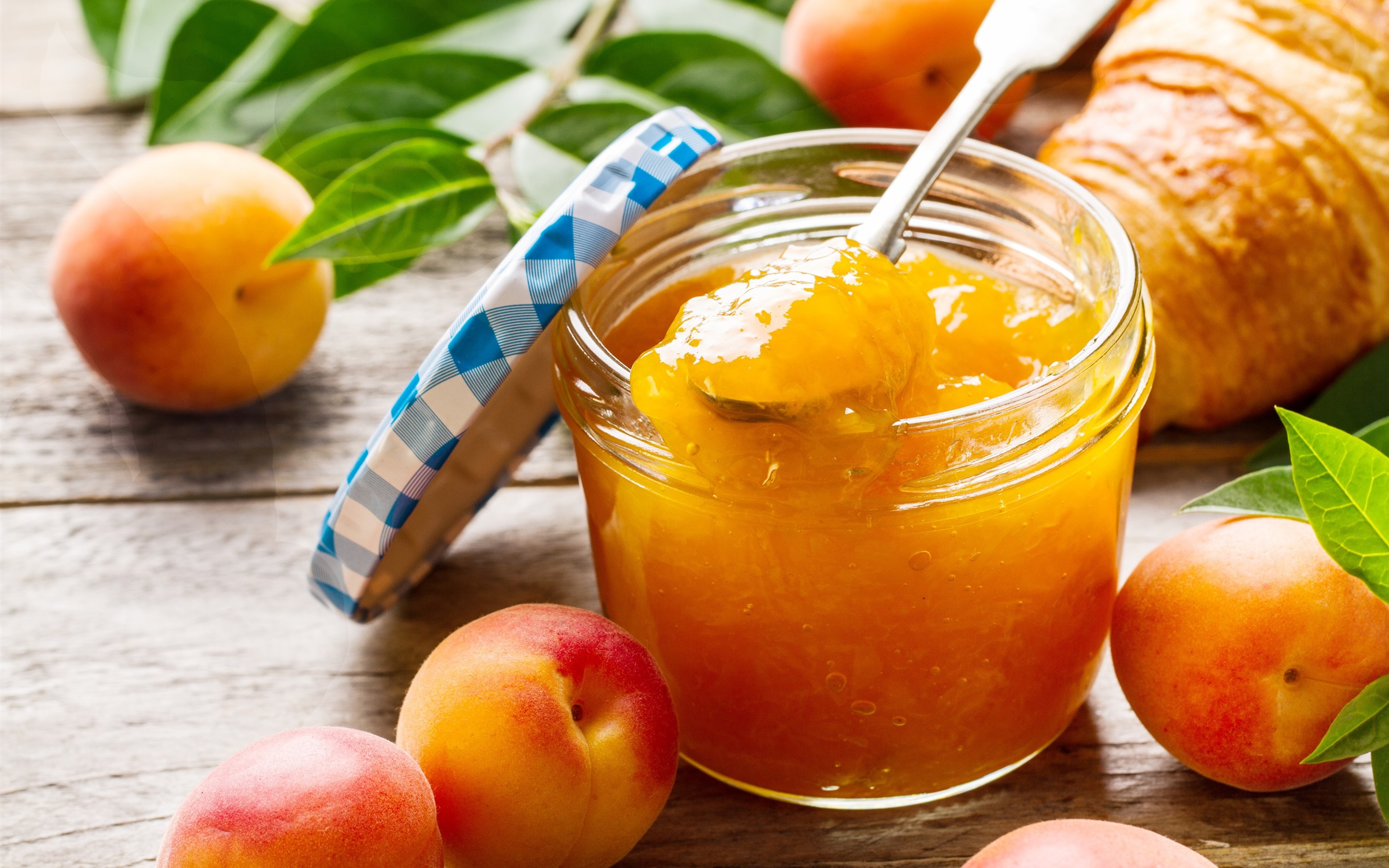 Wallpaper Apricot, Jam, Croissant, Food - Transformação E Comercialização De Produtos Agrícolas - HD Wallpaper 
