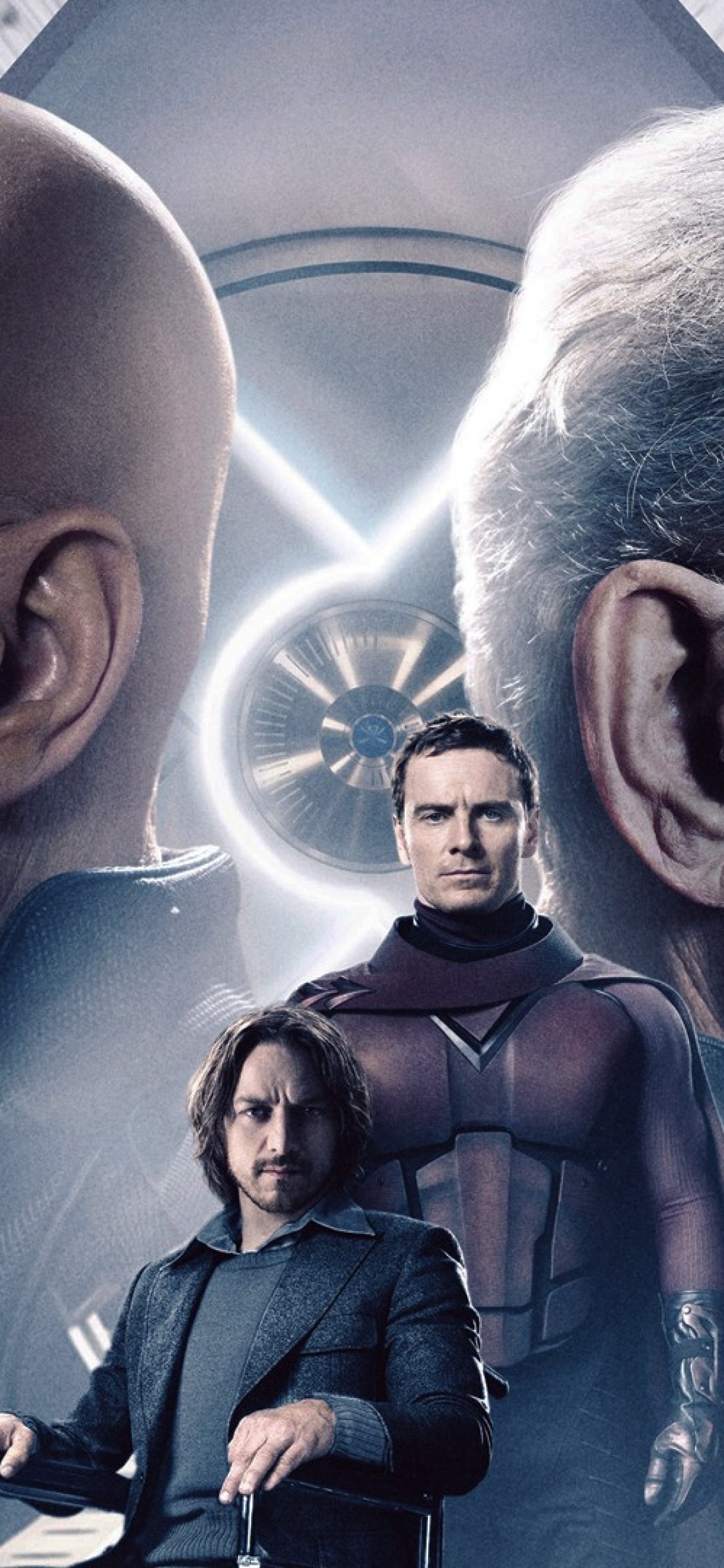 Iphone X James Mcavoy Wallpaper - X Men Magneto And Professor X - HD Wallpaper 