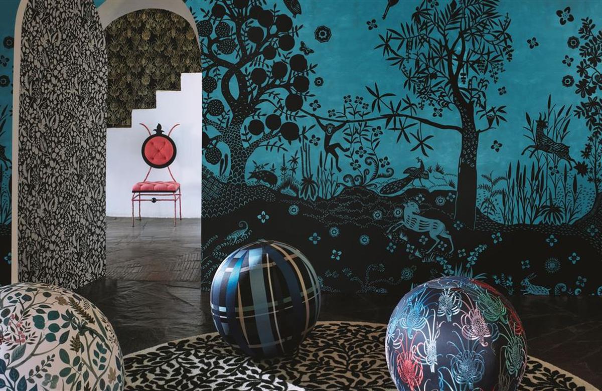 Bleu Nigelle Image - Christian Lacroix Paradis Barbares - HD Wallpaper 