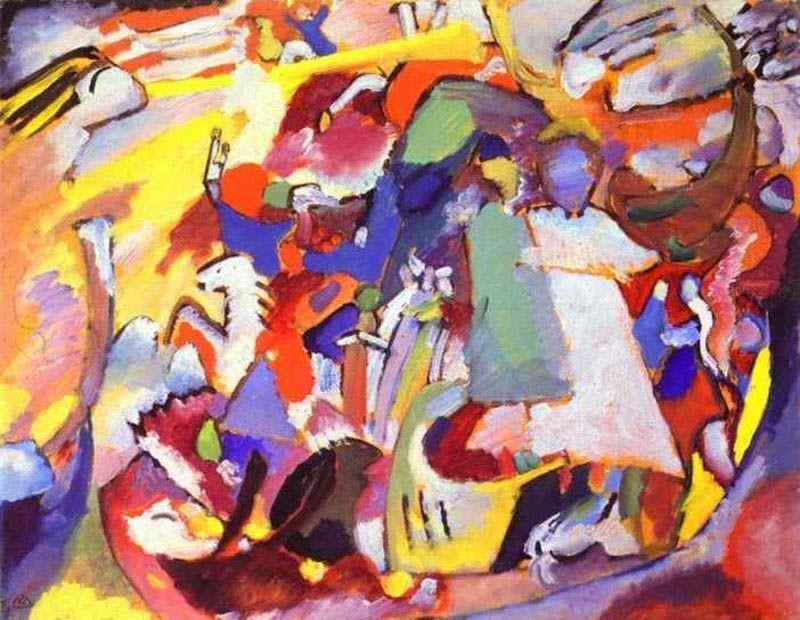 All Saints I By Wassily Kandinsky Oil Painting Art - Lk 6 17 20 26 - HD Wallpaper 
