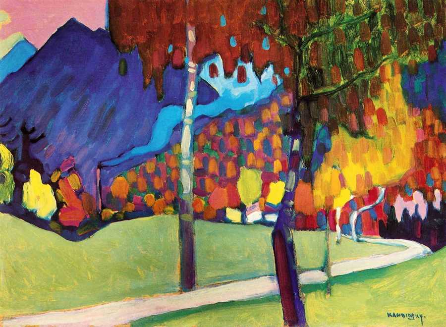 A1030 Wassily Kandinsky Desktop Wallpaper - Wassily Kandinsky Expressionism Paintings - HD Wallpaper 