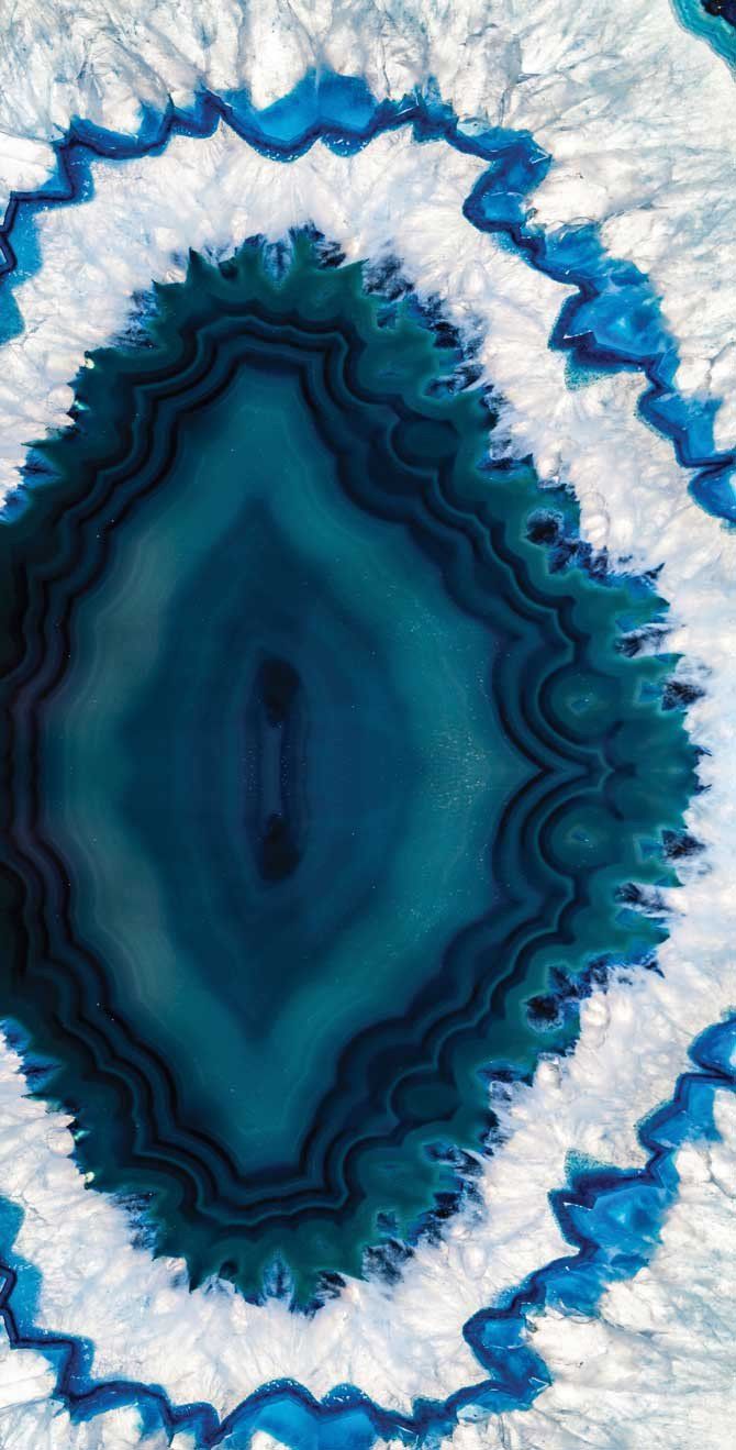 Blue Geode - HD Wallpaper 