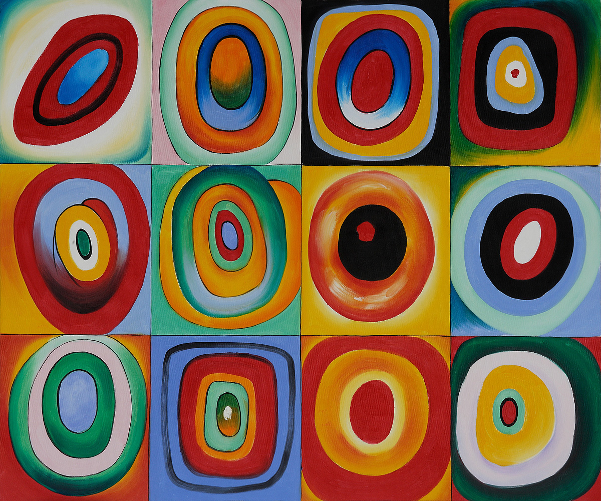 Kandinsky Circle Paintings - HD Wallpaper 