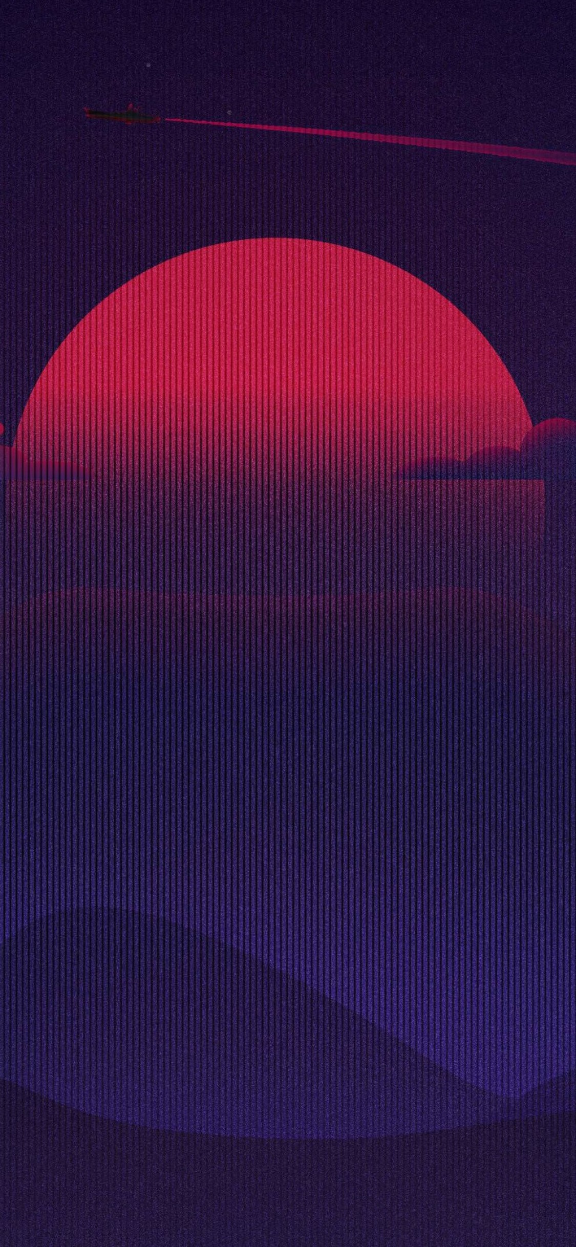 Hd Iphone X Wallpaper Synthwave - HD Wallpaper 
